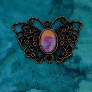 Handmade Butterfly Pendant Necklace